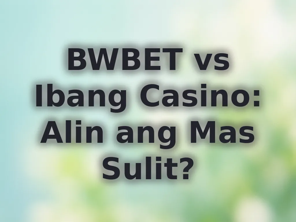 Paghahambing ng casino platforms